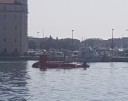 Mmini-submarine in Split