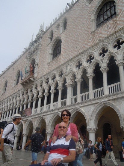 The Doge's Palace in the background