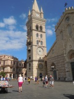 The bell tower at Messina Cathedral